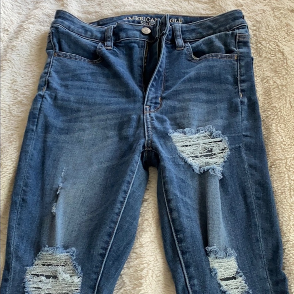 American Eagle distressed jeans